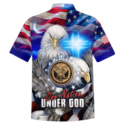 One nation under God- All Over Prints Hoodie Shirt | Christian Gift
