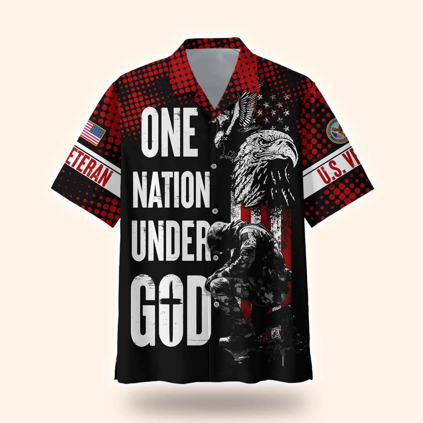 U.S. Coast Guard American Flag Hoodie | Patriotic Gift
