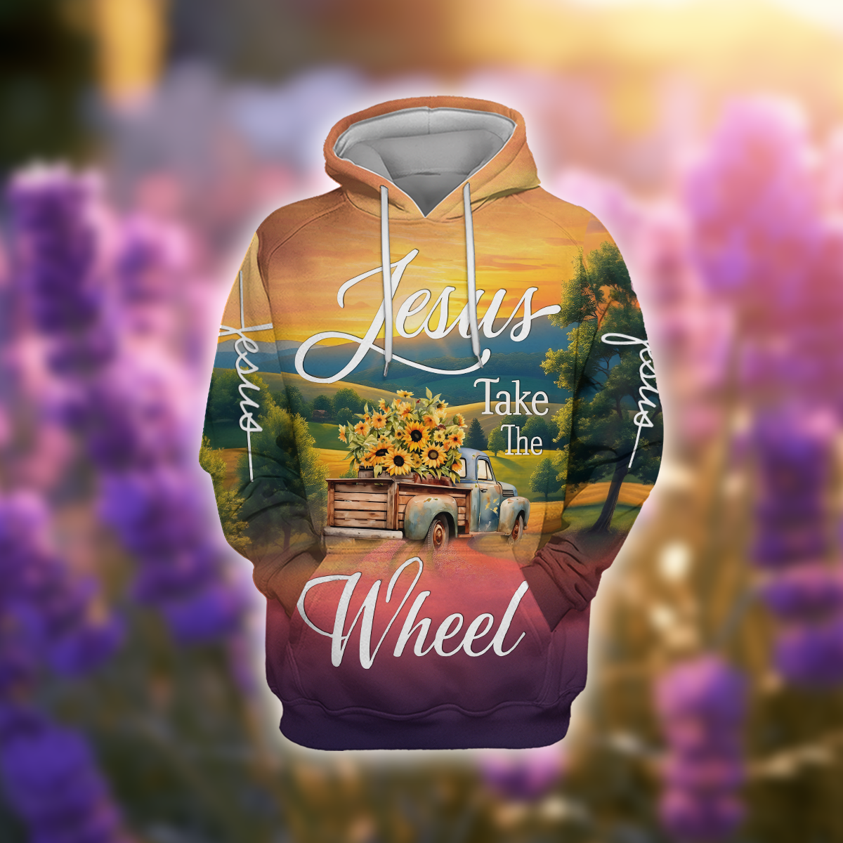 Jesus Zip Hoodie | Christian Gift