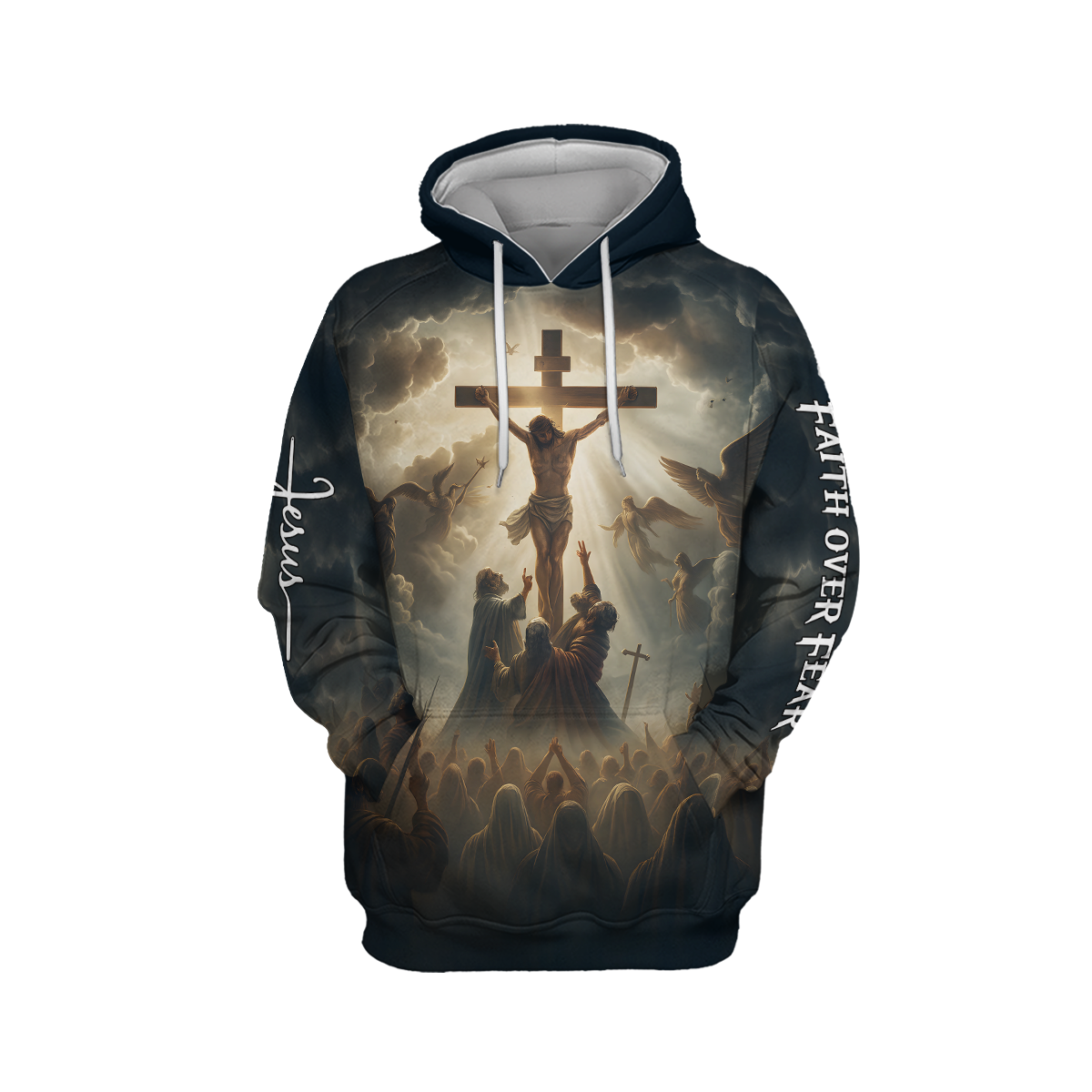 Cross Zip Hoodie | Christian Gift