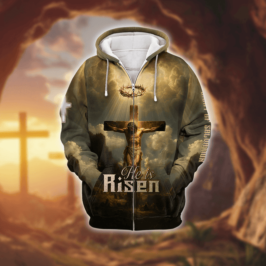 Cross Zip Hoodie | Christian Gift