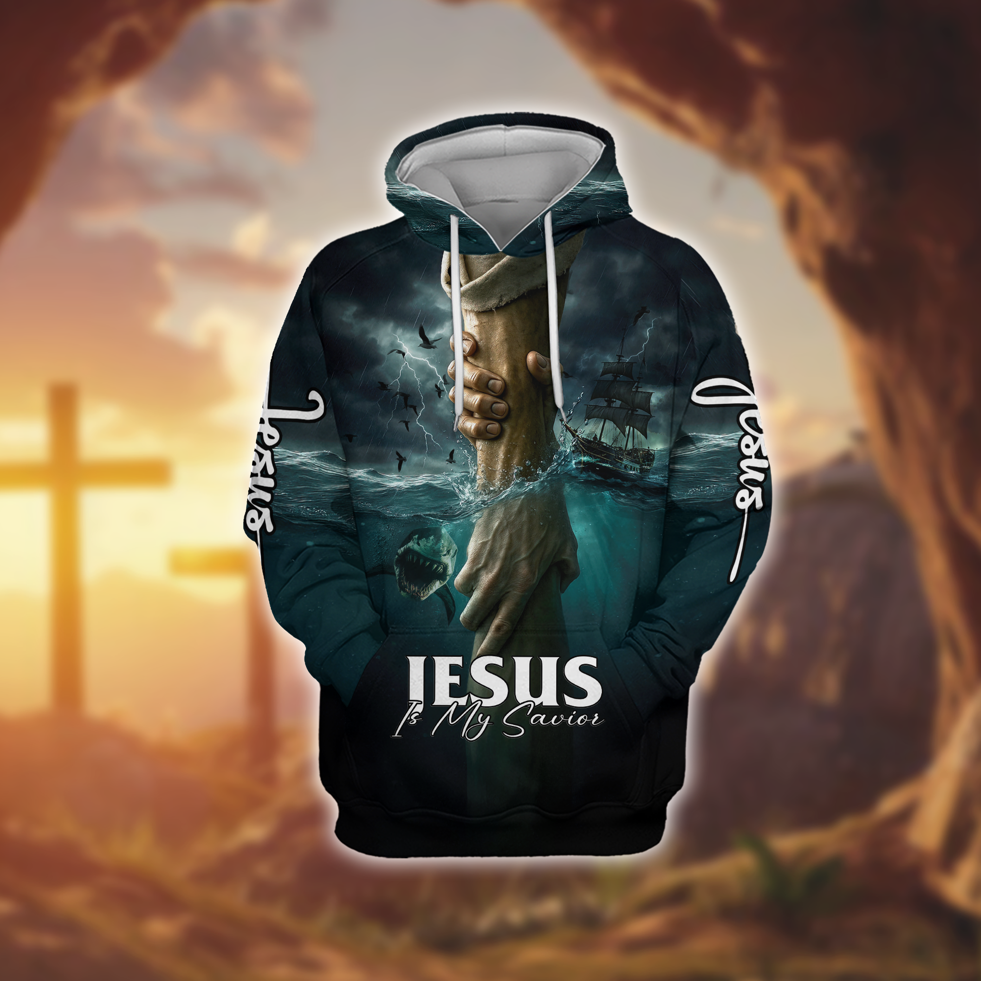 Cross Hoodie | Christian Gift