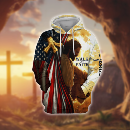 U.S. Veteran Lion of Judah Hoodie | Patriotic Gift