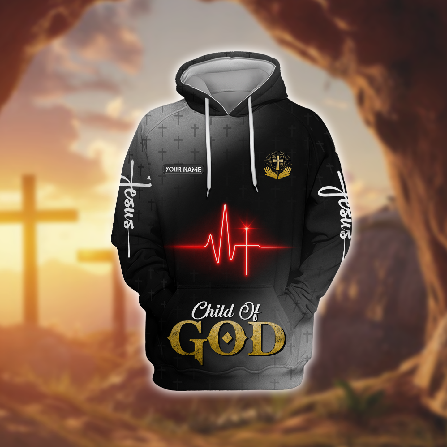 Cross Hoodie | Christian Gift