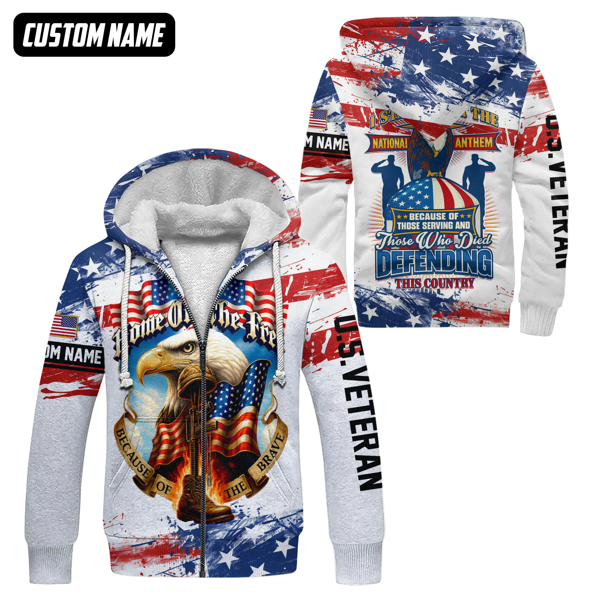 U.S. Coast Guard Eagle Hoodie | Patriotic Gift