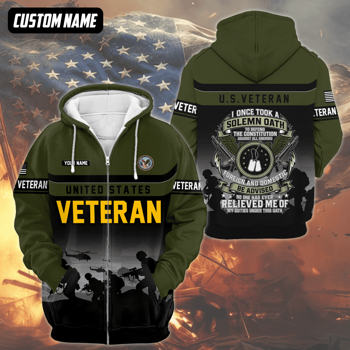 U.S. Coast Guard Hoodie | Patriotic Gift