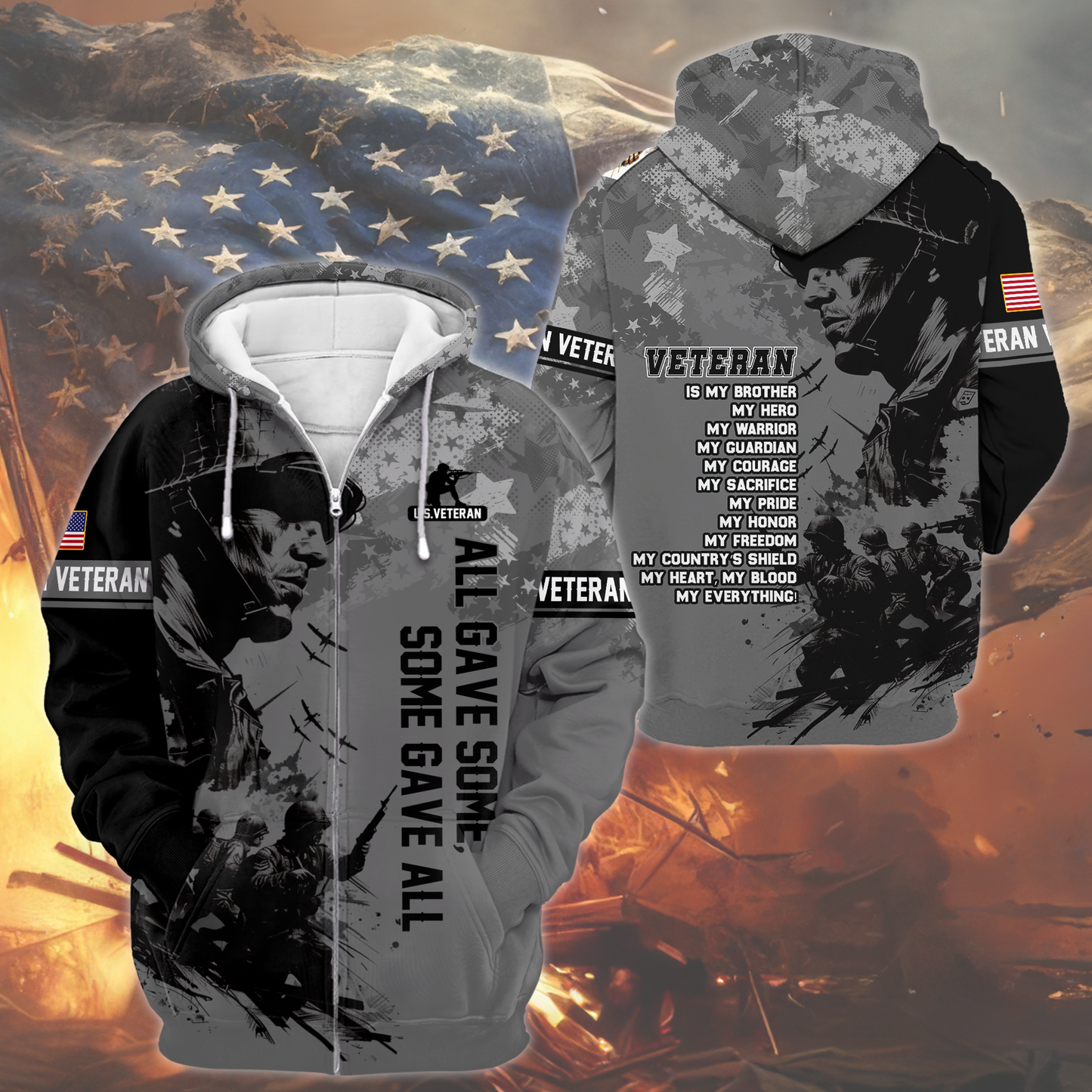 U.S. Coast Guard Hoodie | Patriotic Gift