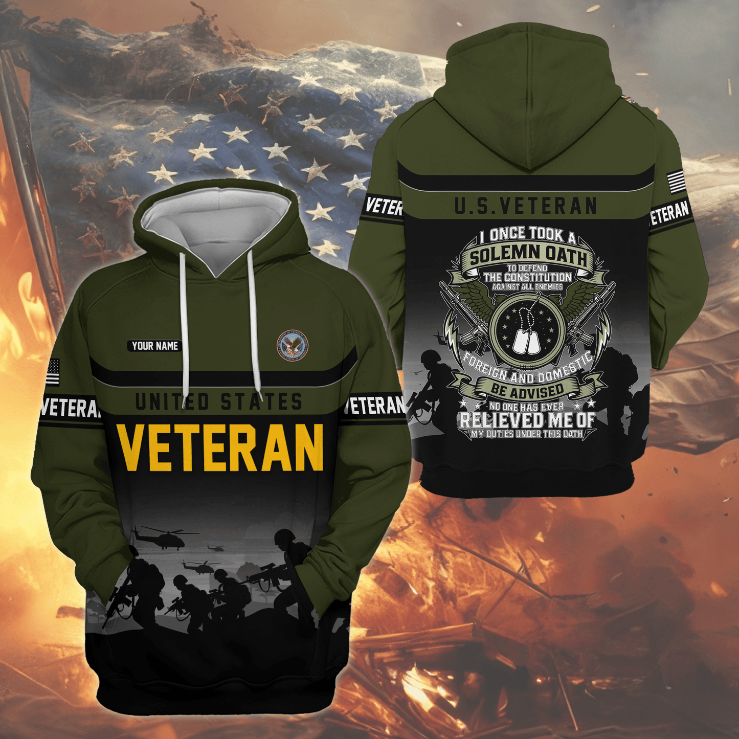 U.S. Coast Guard Hoodie | Patriotic Gift