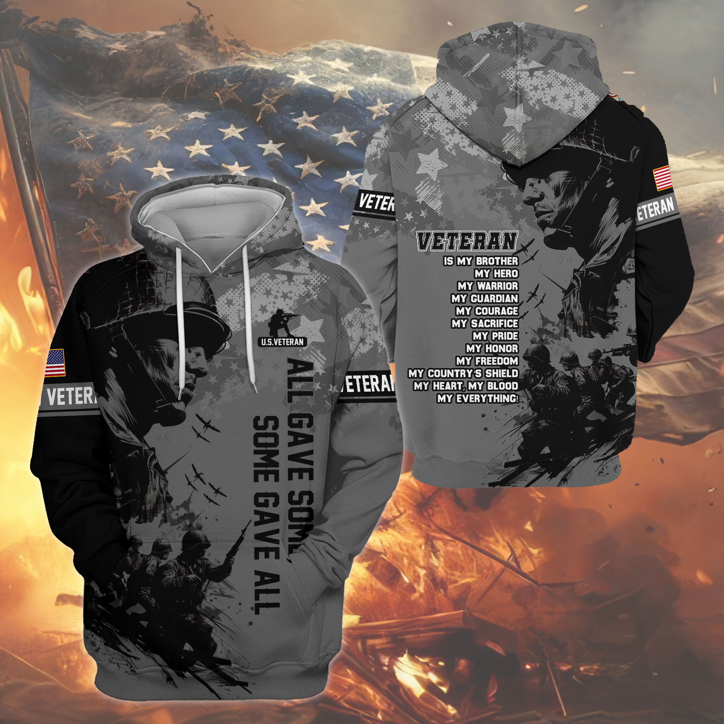 U.S. Coast Guard Hoodie | Patriotic Gift