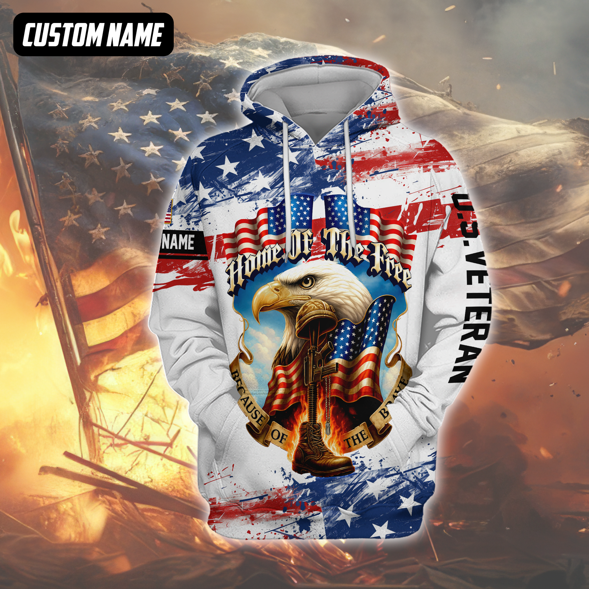U.S. Coast Guard Eagle Hoodie | Patriotic Gift