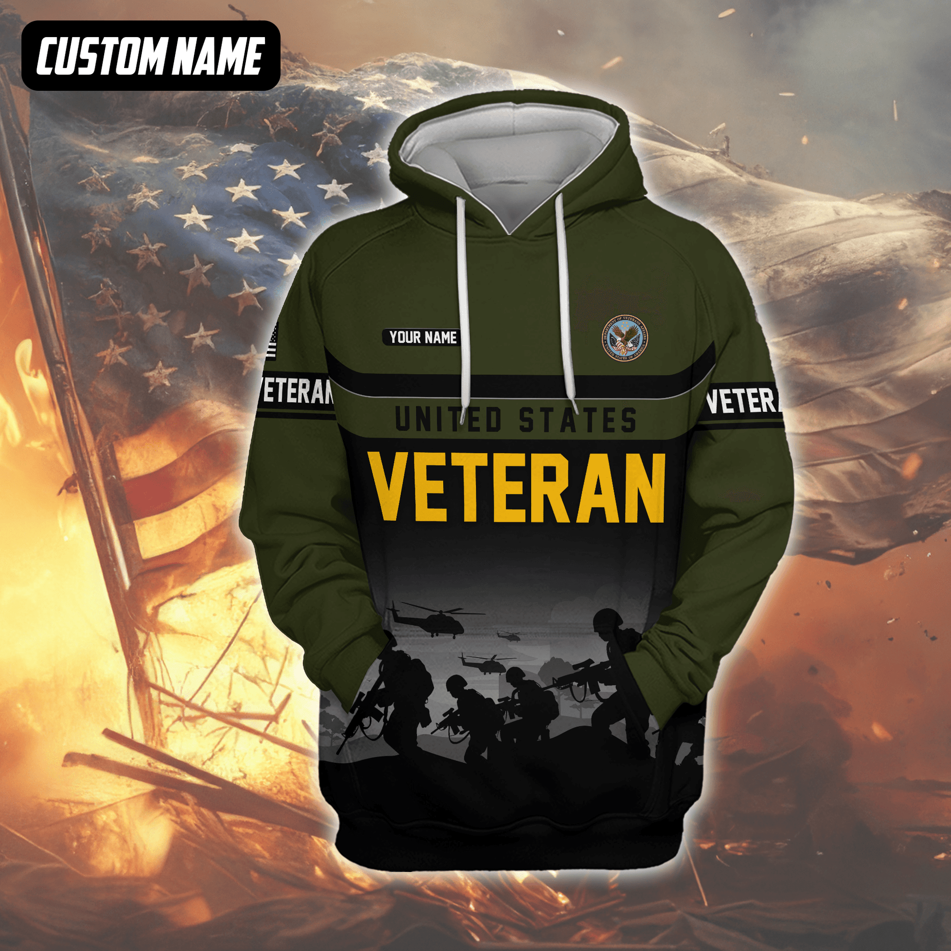 U.S. Coast Guard Hoodie | Patriotic Gift