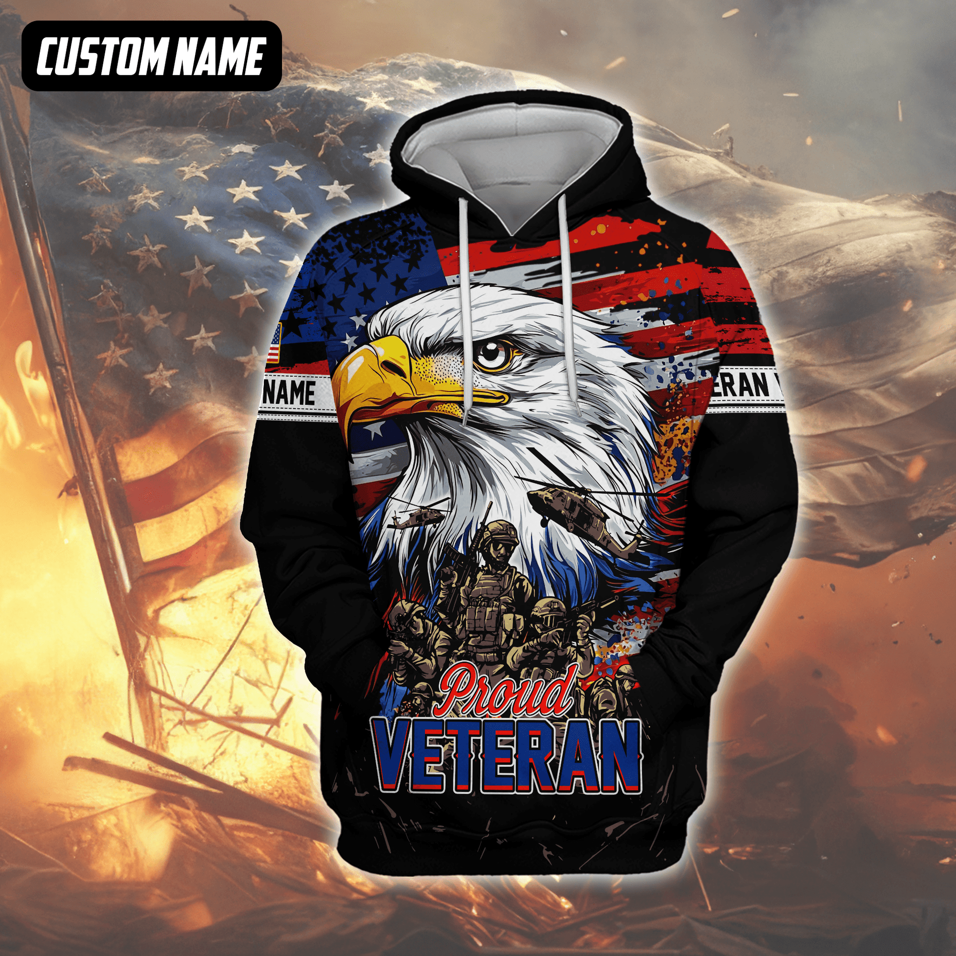 U.S. Coast Guard Eagle Hoodie | Patriotic Gift