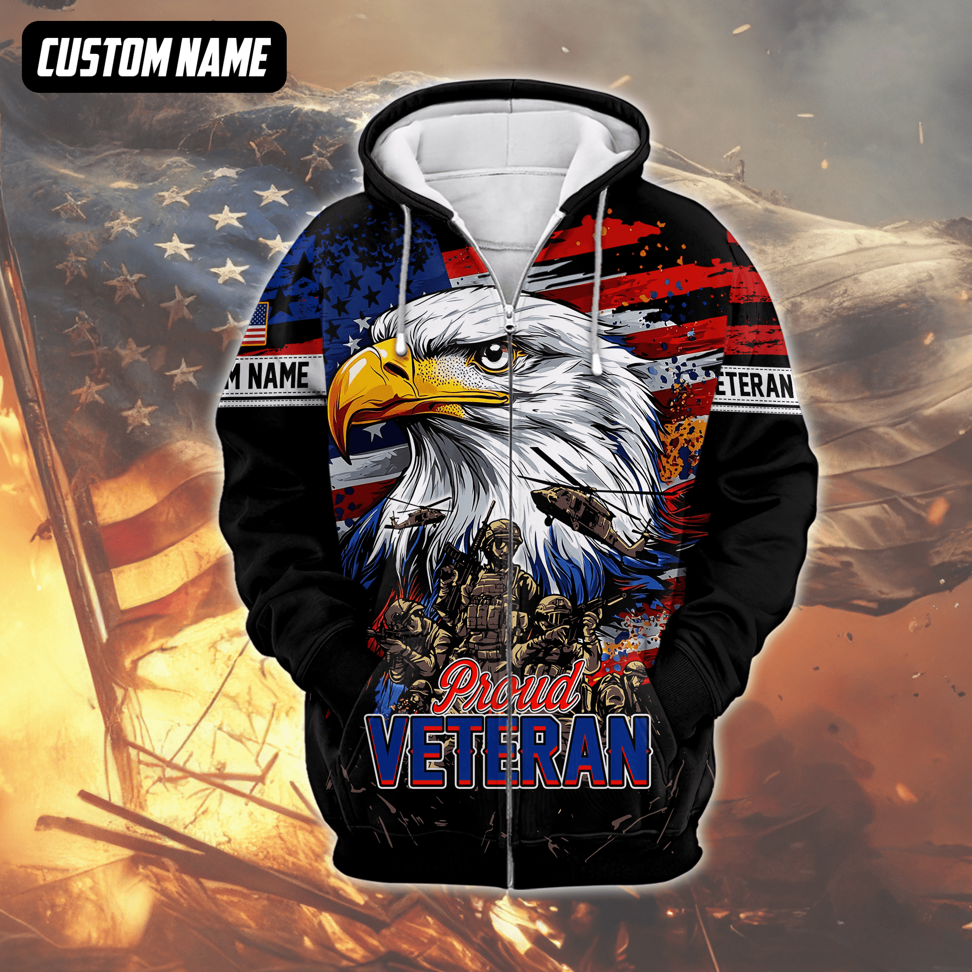 U.S. Coast Guard Eagle Hoodie | Patriotic Gift