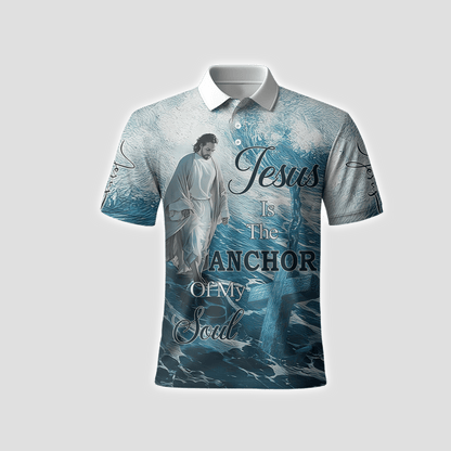 Jesus Is The Anchor Of My Soul Zip Hoodie | Christian Gift