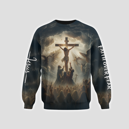 Cross Zip Hoodie | Christian Gift