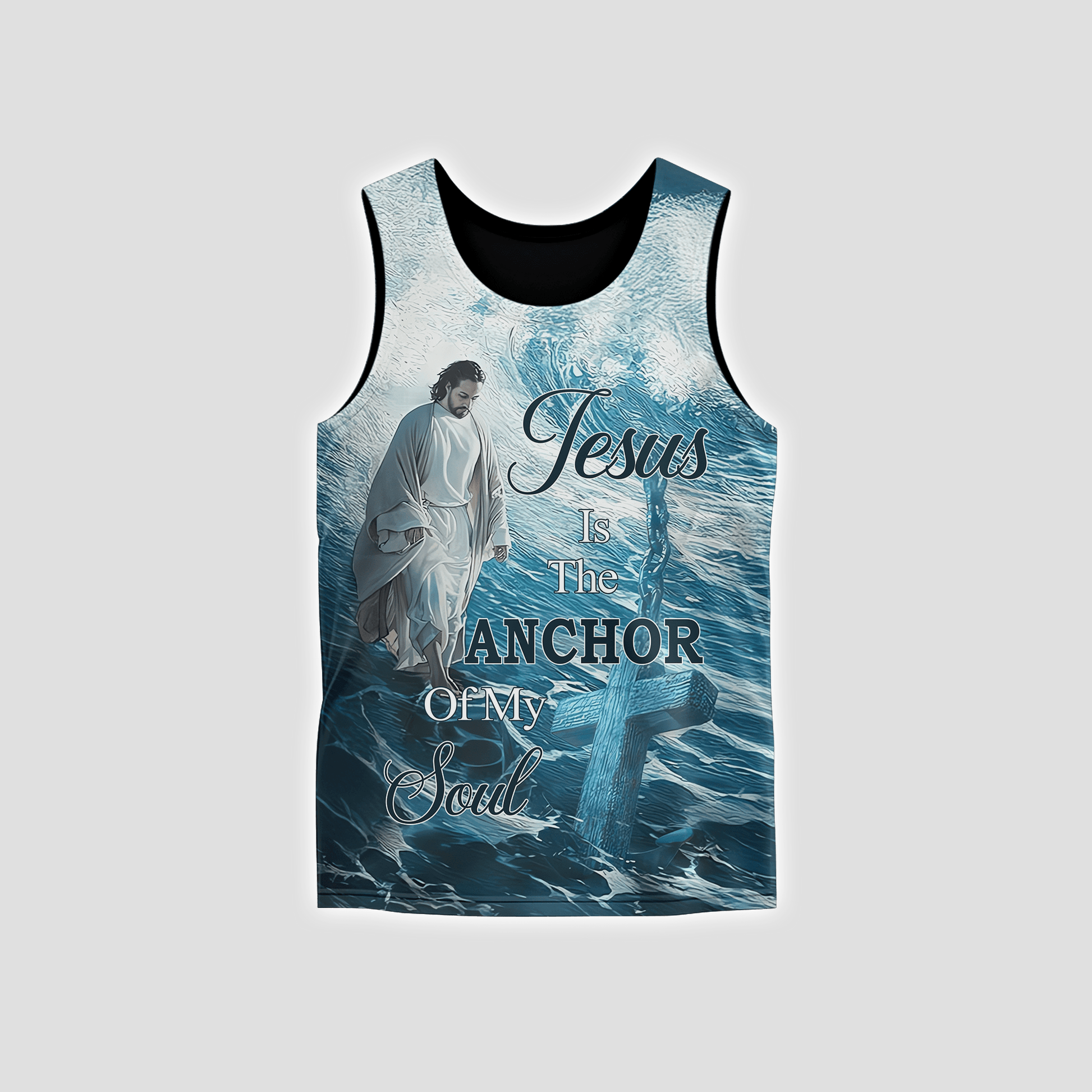 Jesus Is The Anchor Of My Soul Zip Hoodie | Christian Gift