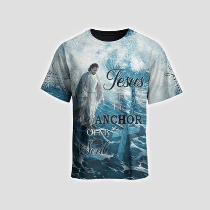 Jesus Is The Anchor Of My Soul Zip Hoodie | Christian Gift