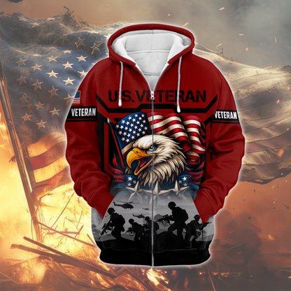 U.S. Coast Guard Eagle Hoodie | Patriotic Gift