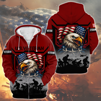 U.S. Coast Guard Eagle Hoodie | Patriotic Gift