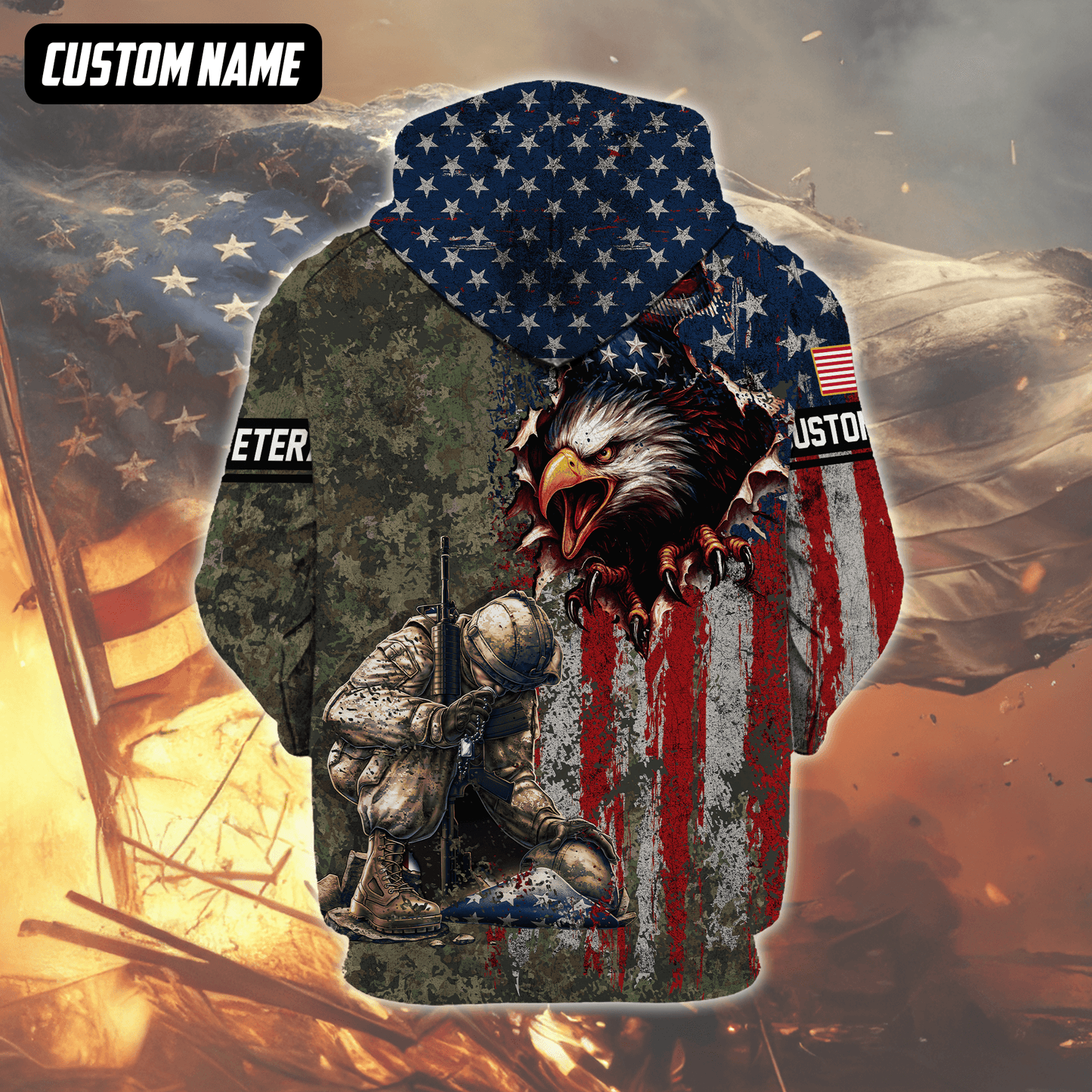 U.S. Coast Guard Eagle Hoodie | Patriotic Gift