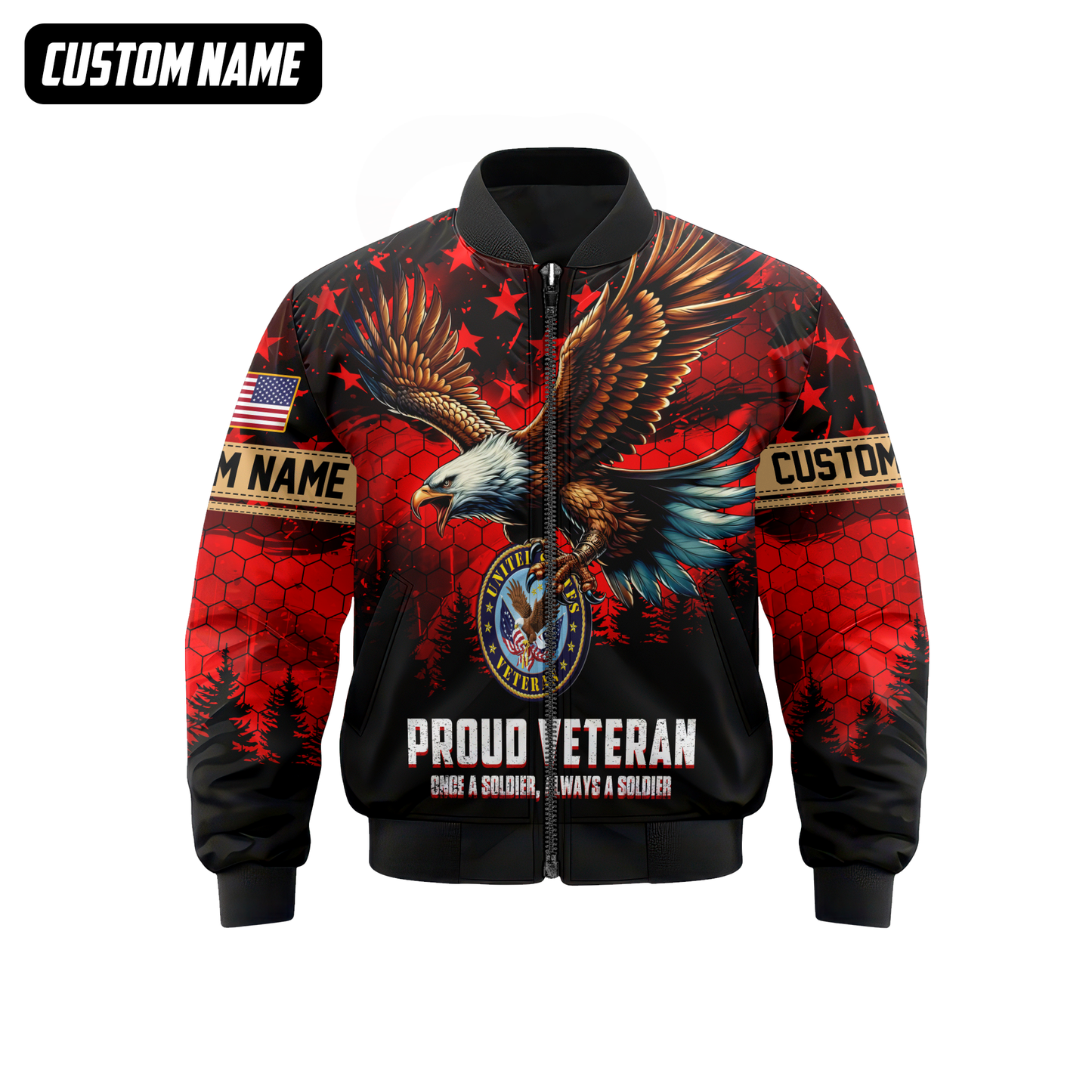 U.S. Coast Guard Eagle Hoodie | Patriotic Gift