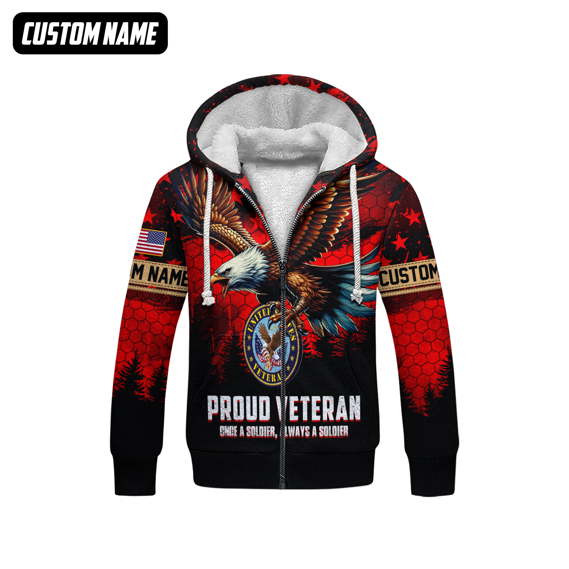U.S. Coast Guard Eagle Hoodie | Patriotic Gift