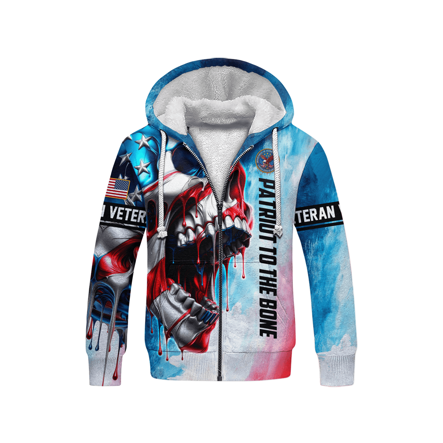 U.S. Coast Guard American Flag Hoodie | Patriotic Gift