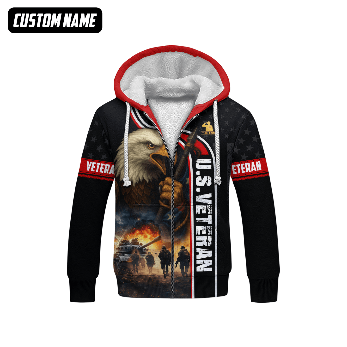 U.S. Coast Guard Eagle Hoodie | Patriotic Gift