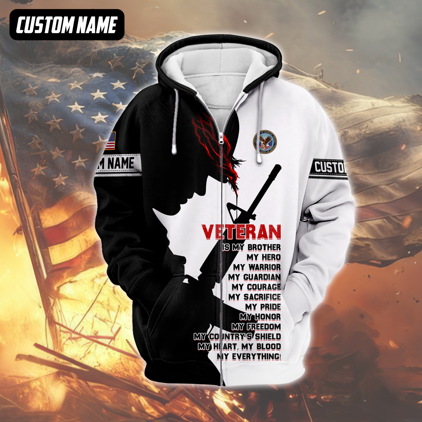 U.S. Coast Guard Hoodie | Patriotic Gift