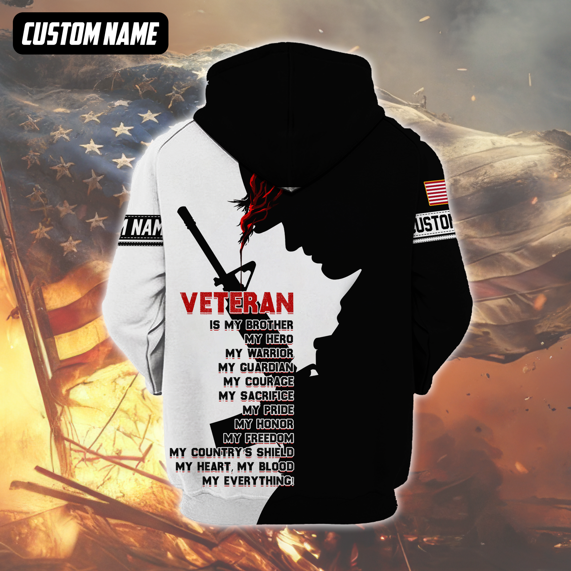 U.S. Coast Guard Hoodie | Patriotic Gift
