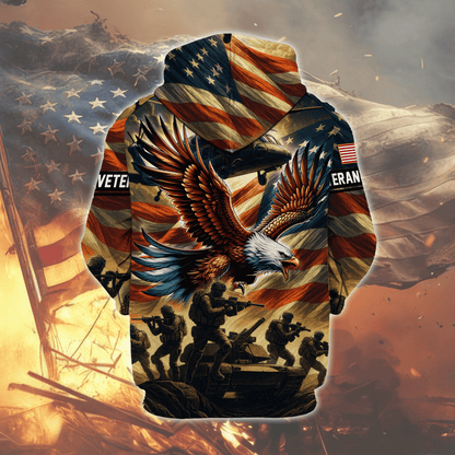 U.S. Coast Guard Eagle Hoodie | Patriotic Gift
