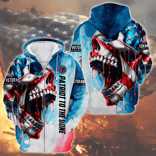 U.S. Coast Guard American Flag Hoodie | Patriotic Gift