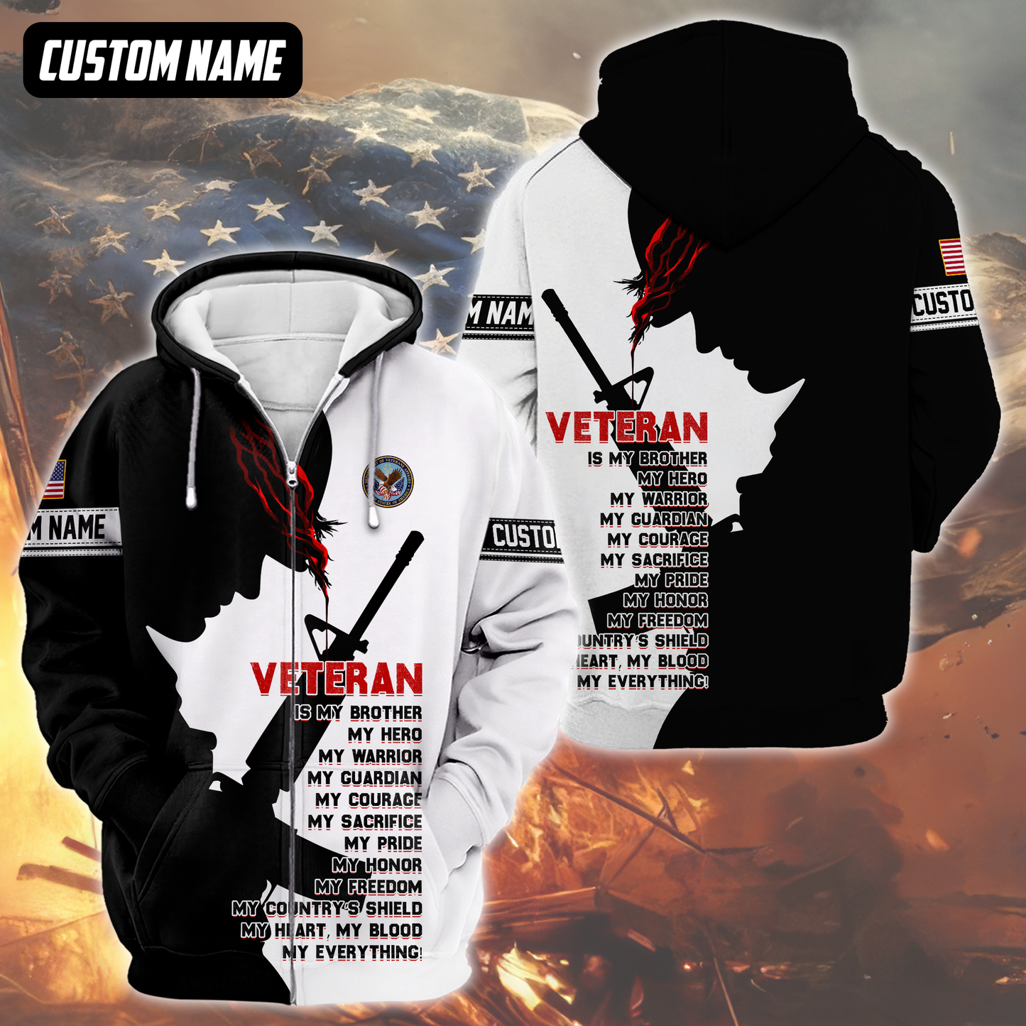 U.S. Coast Guard Hoodie | Patriotic Gift