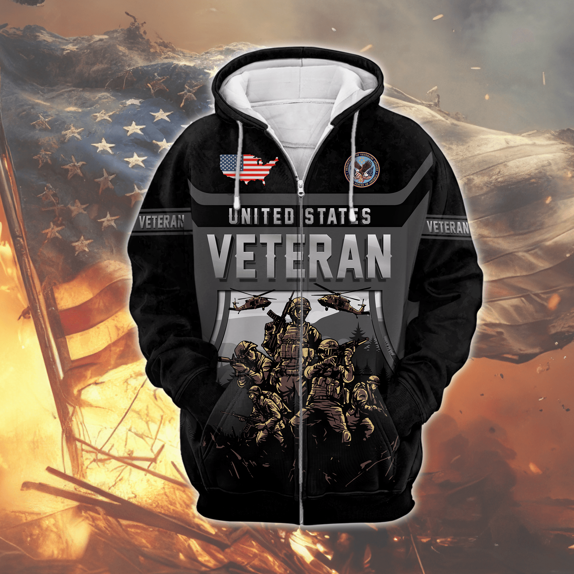 U.S. Coast Guard Hoodie | Patriotic Gift