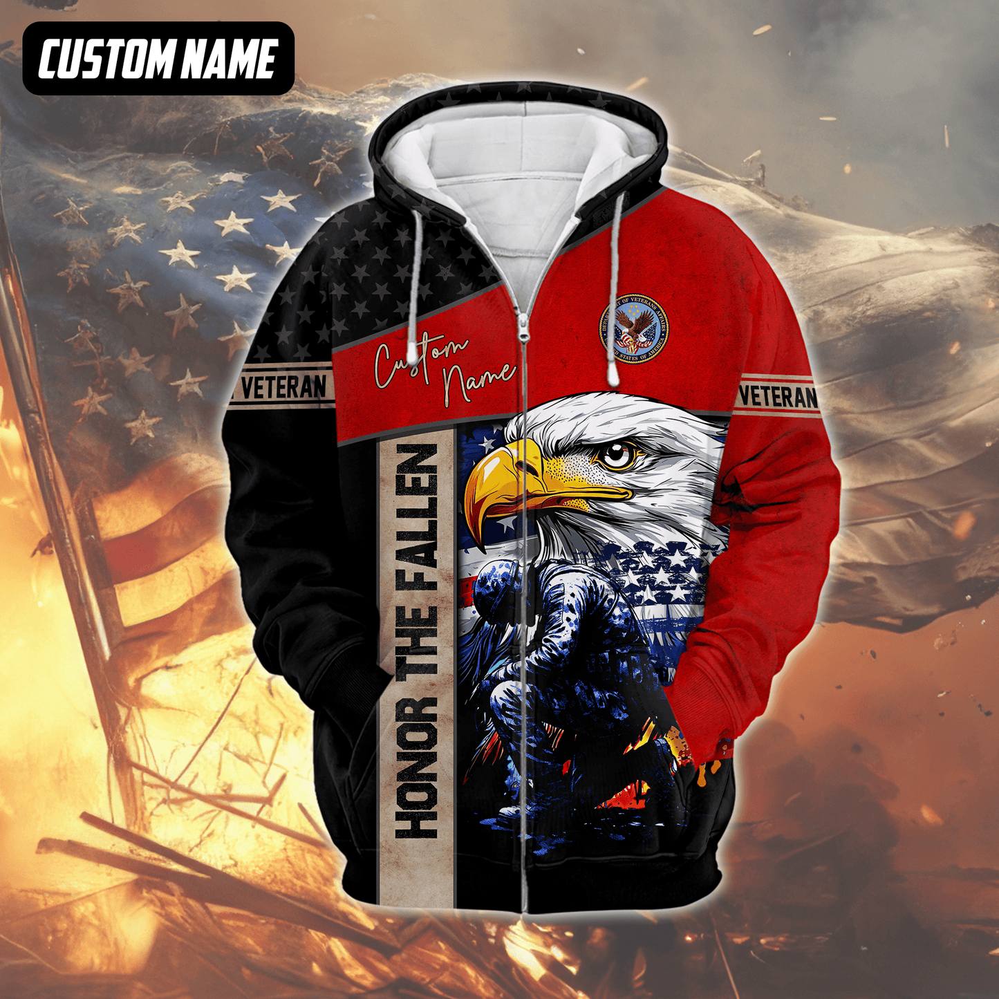 U.S. Coast Guard Eagle Hoodie | Patriotic Gift
