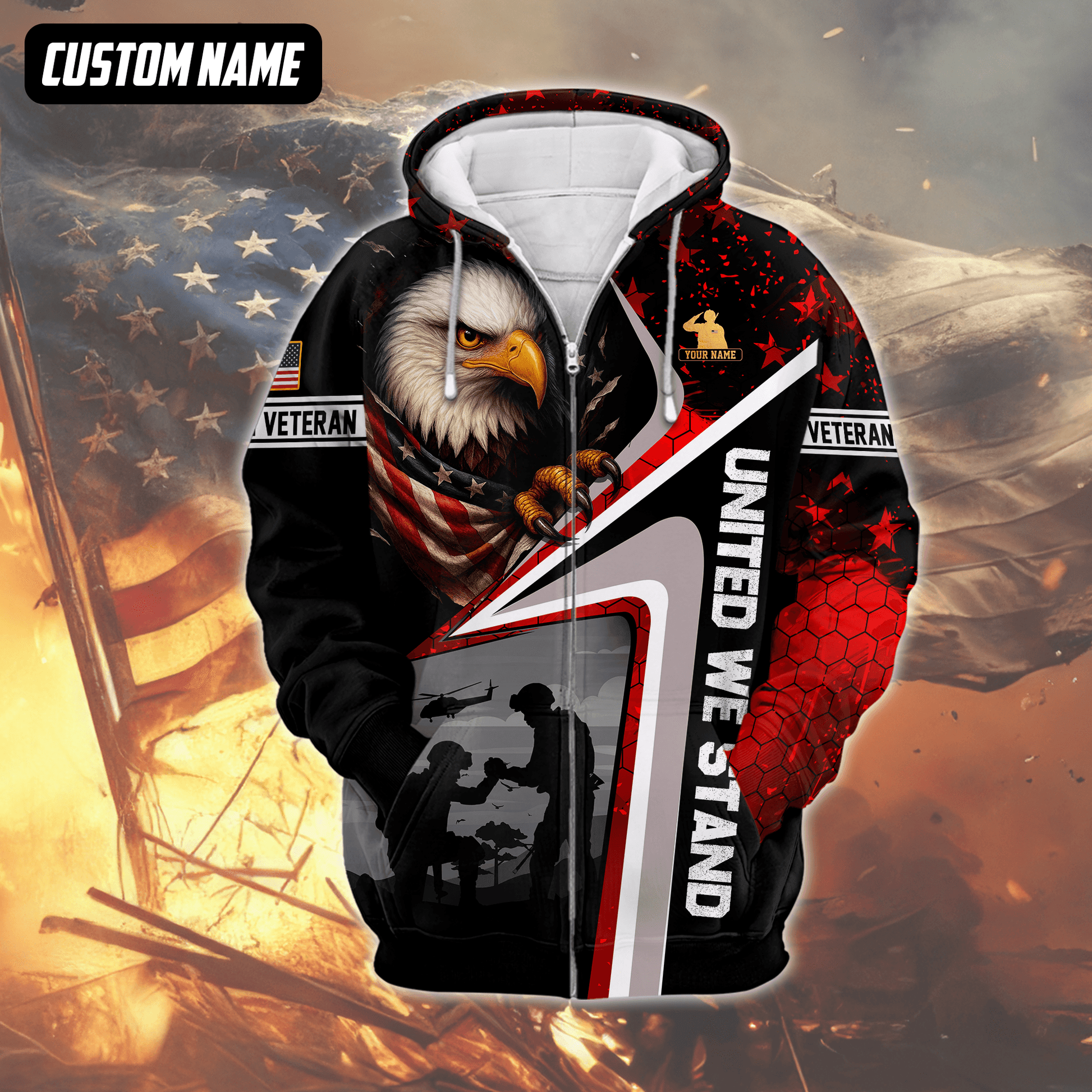 U.S. Coast Guard Eagle Hoodie | Patriotic Gift