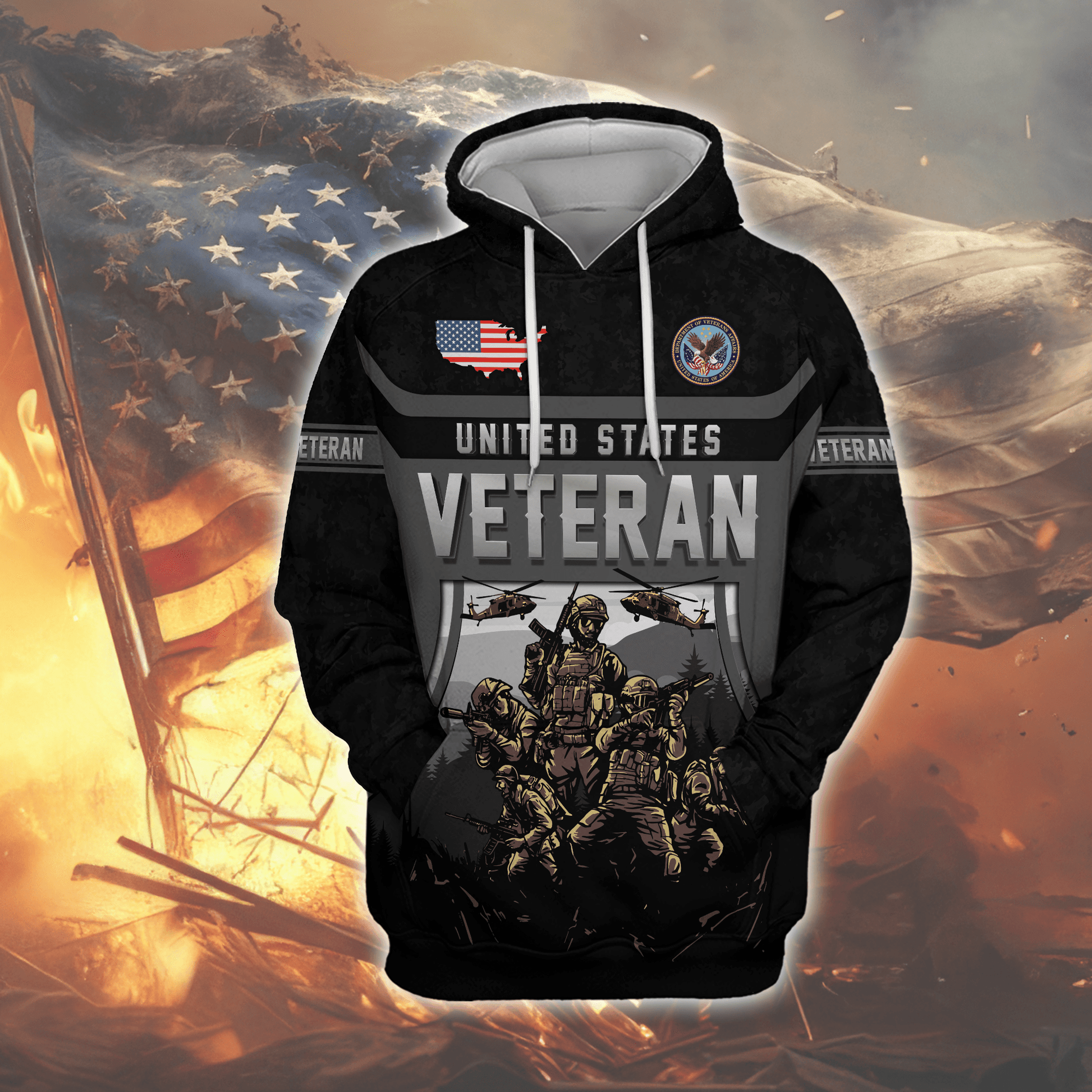 U.S. Coast Guard Hoodie | Patriotic Gift