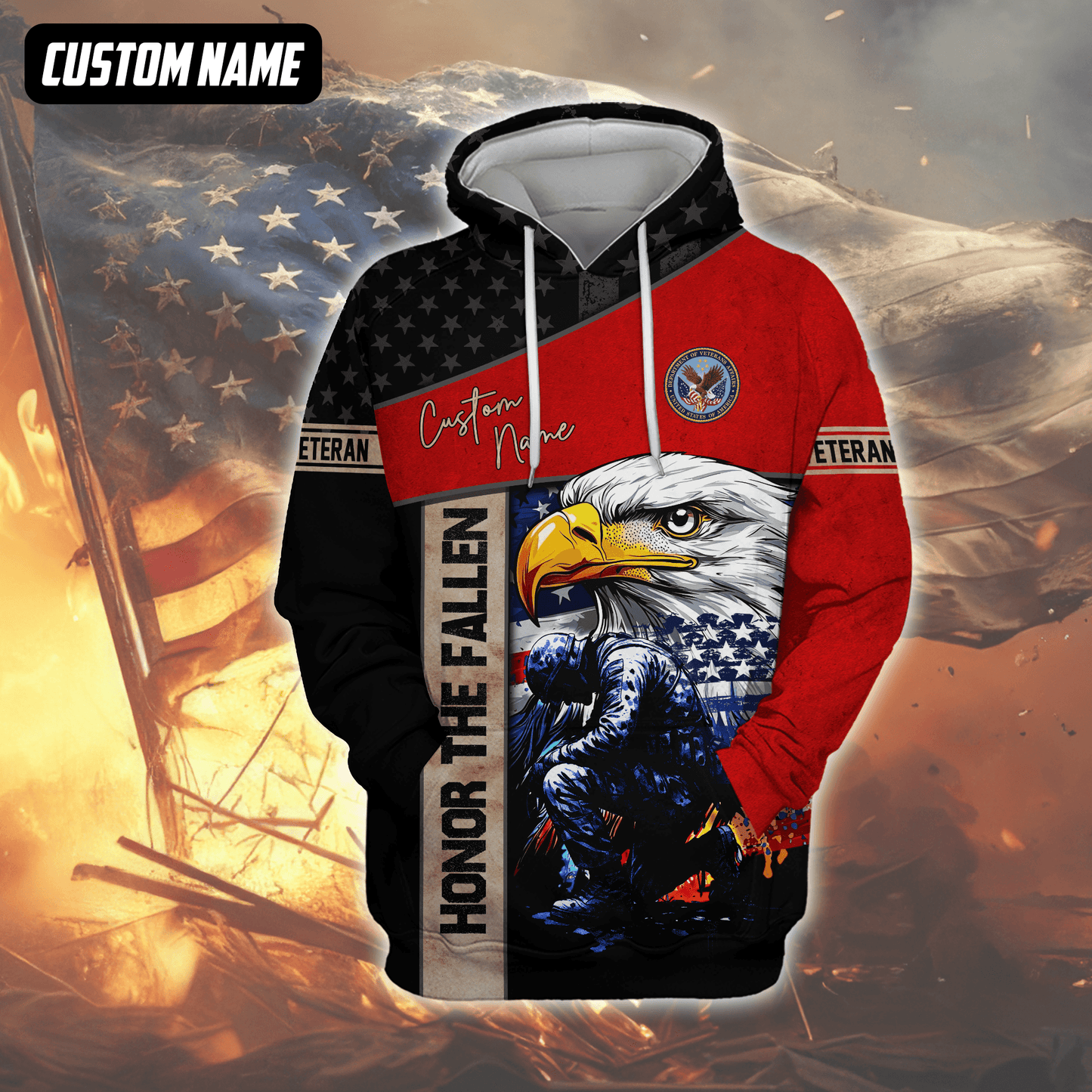 U.S. Coast Guard Eagle Hoodie | Patriotic Gift