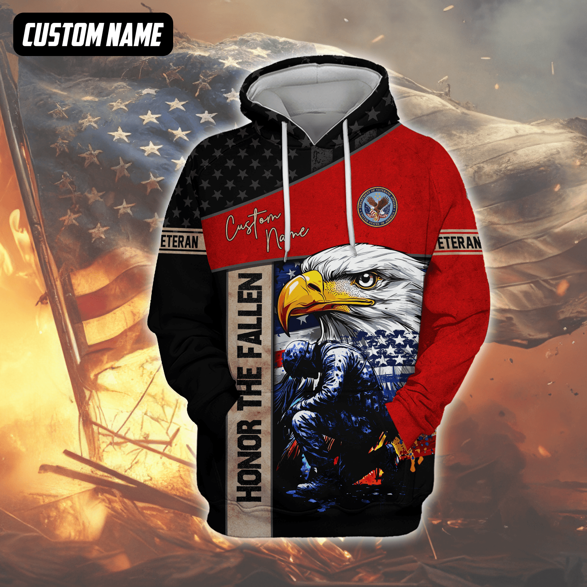 U.S. Coast Guard Eagle Hoodie | Patriotic Gift