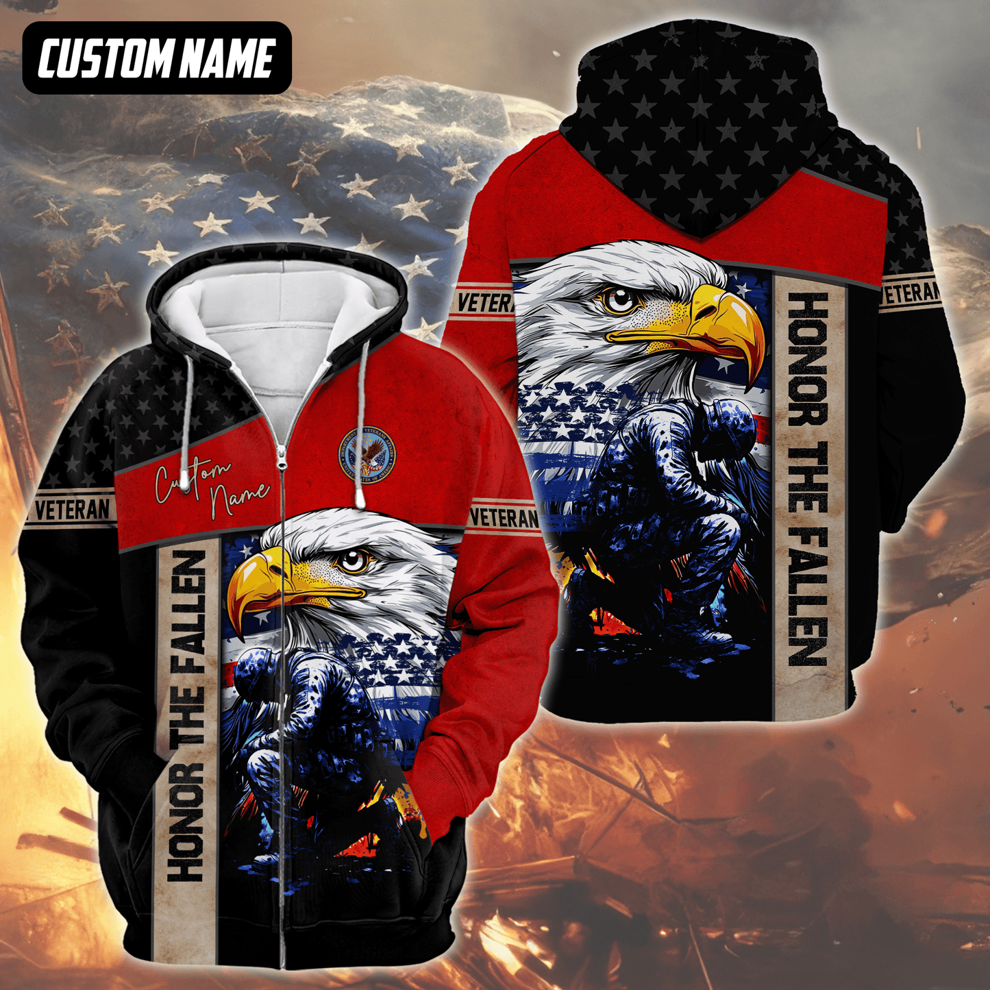 U.S. Coast Guard Eagle Hoodie | Patriotic Gift