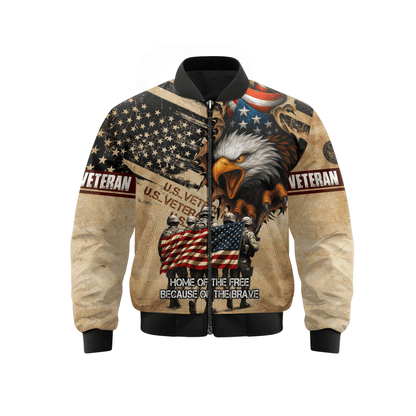 U.S. Coast Guard Eagle Zip Hoodie | Patriotic Gift
