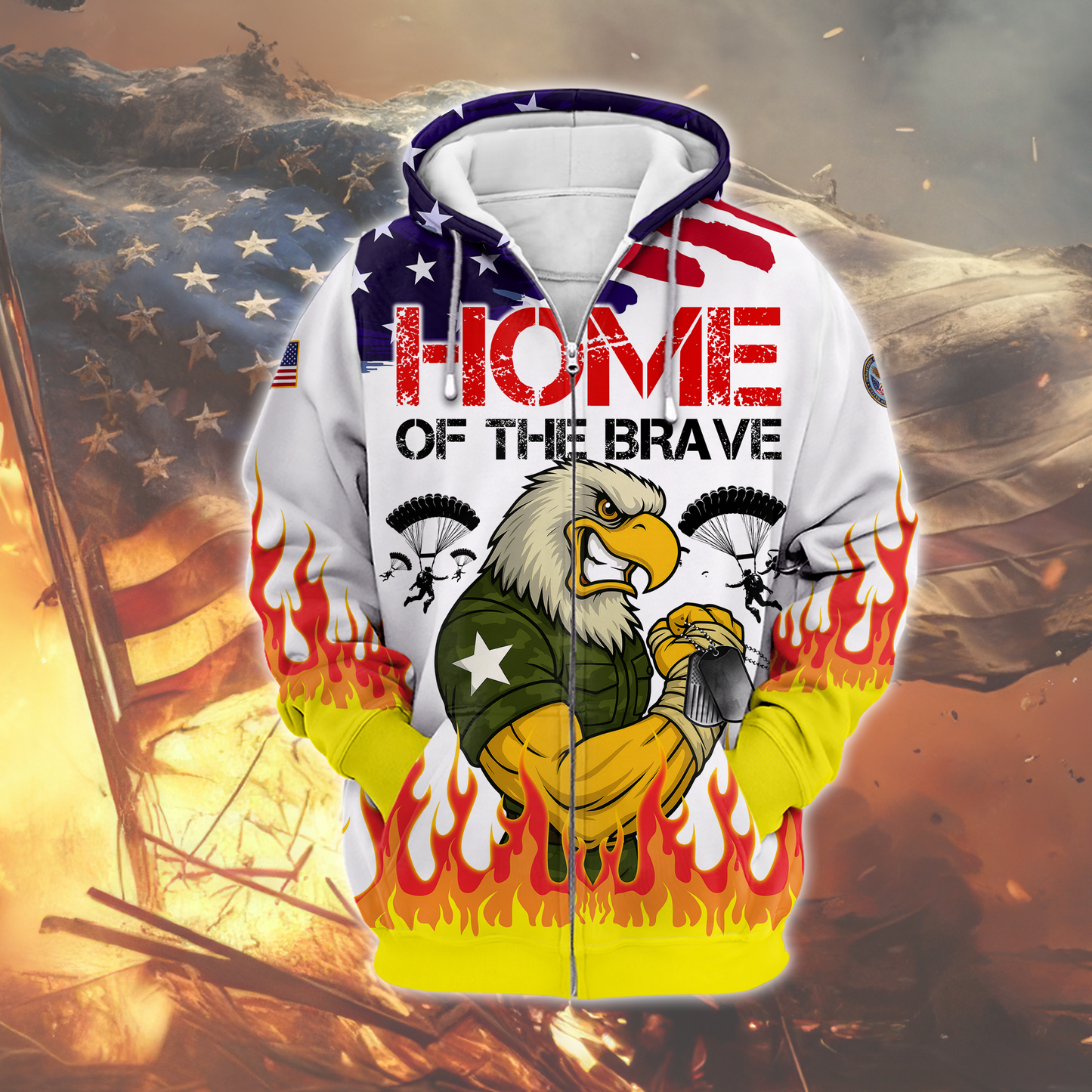 U.S. Coast Guard Eagle Hoodie | Patriotic Gift