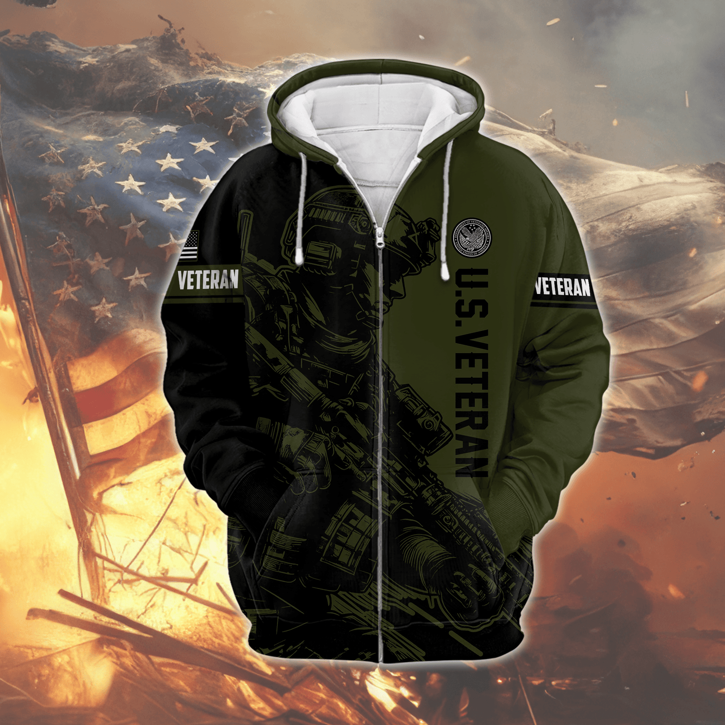 U.S. Coast Guard Hoodie | Patriotic Gift
