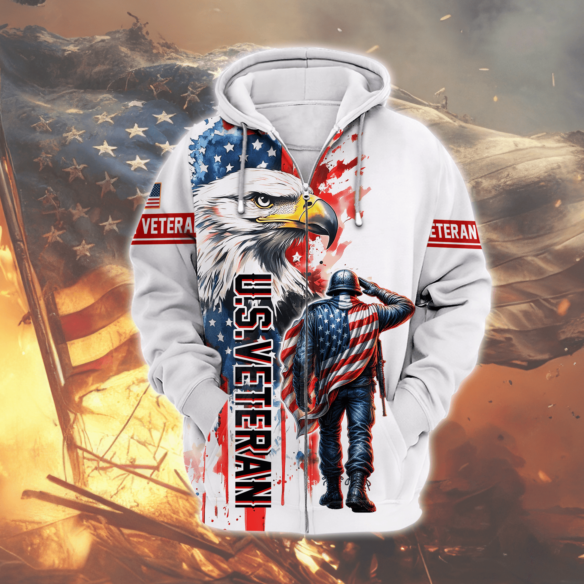 U.S. Coast Guard Eagle Hoodie | Patriotic Gift
