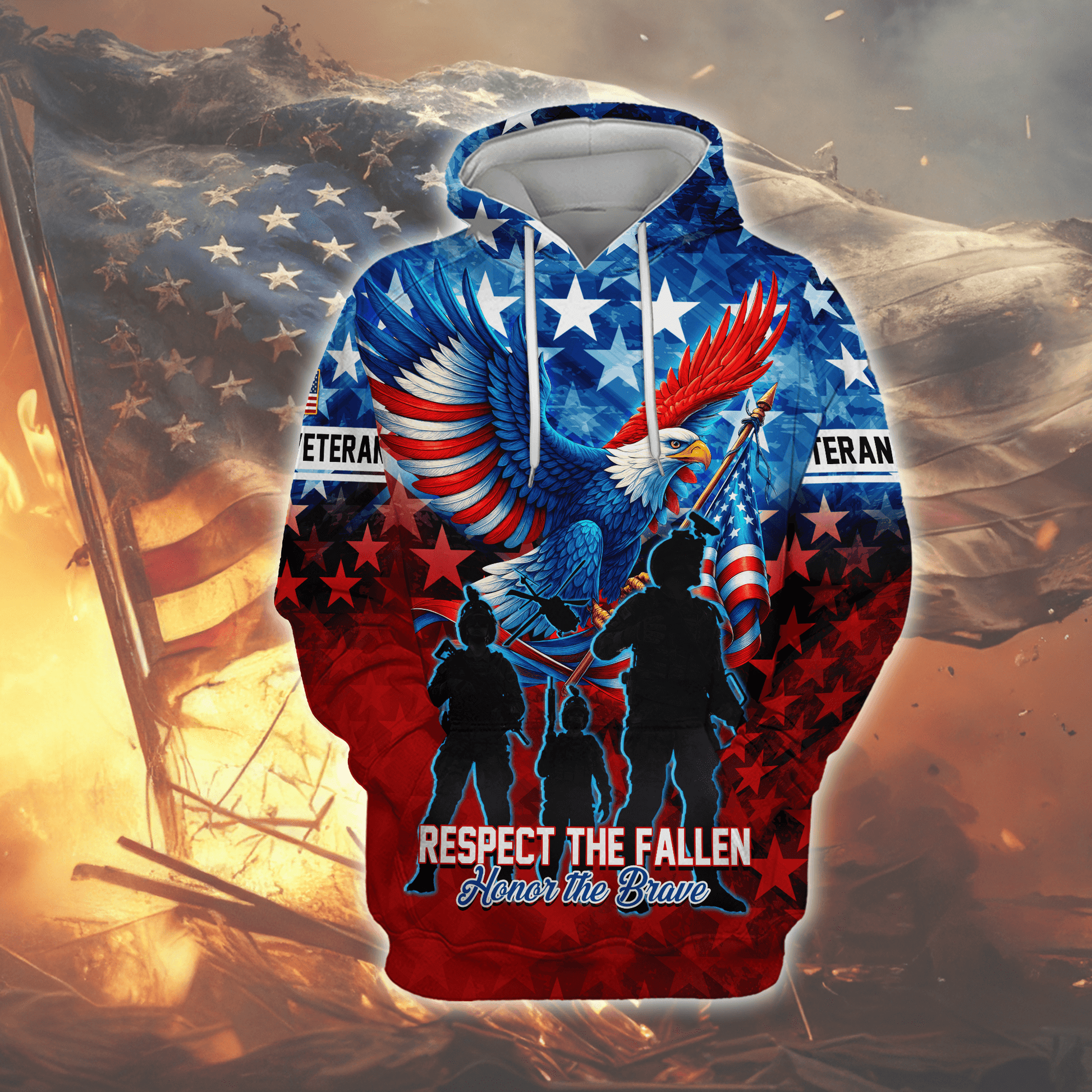 U.S. Coast Guard Eagle Hoodie | Patriotic Gift