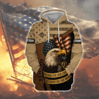 U.S. Coast Guard Eagle Hoodie | Patriotic Gift