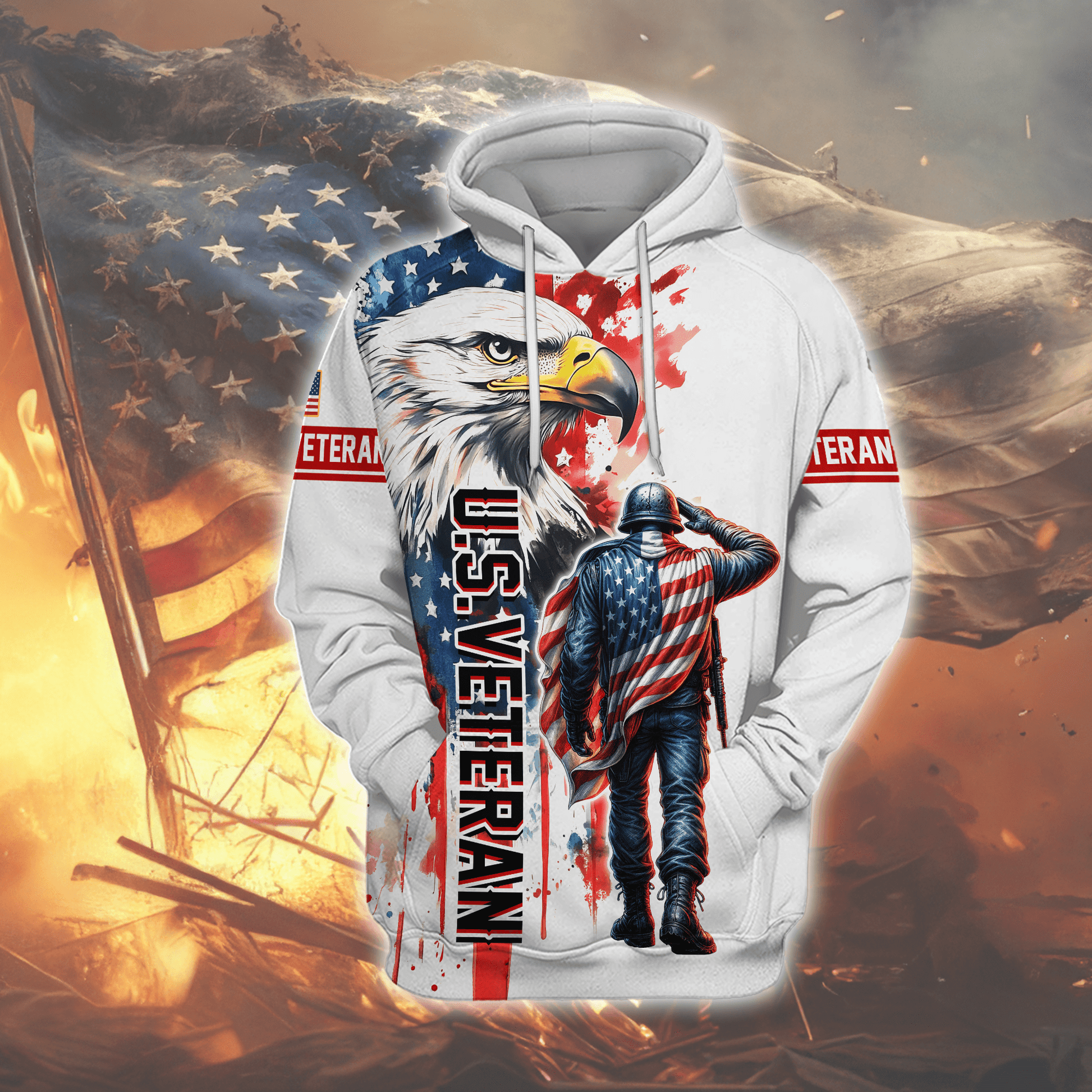 U.S. Coast Guard Eagle Hoodie | Patriotic Gift