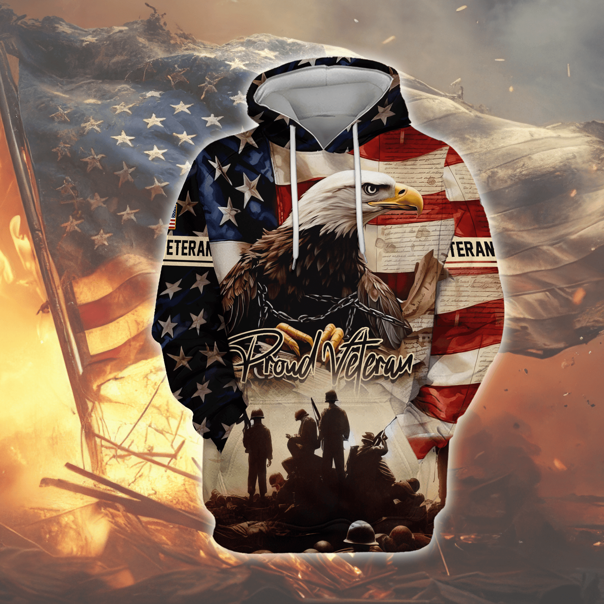 U.S. Coast Guard Eagle Hoodie | Patriotic Gift