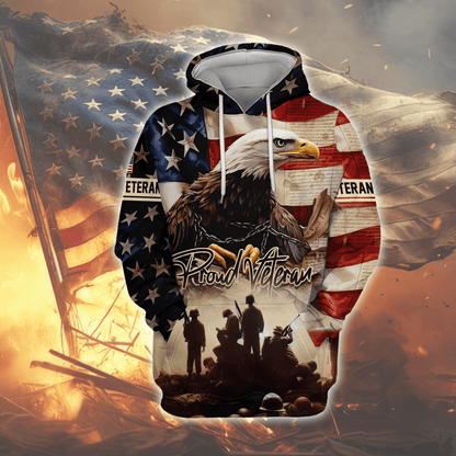 U.S. Coast Guard Eagle Hoodie | Patriotic Gift