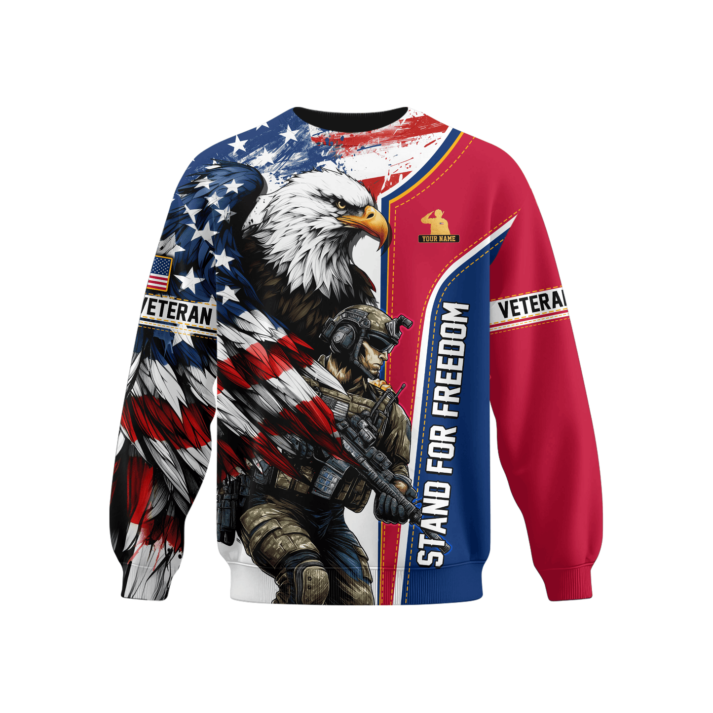 U.S. Coast Guard American Flag Hoodie | Patriotic Gift